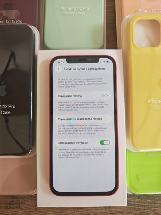 iPhone 12 64GB Red Como Novo, Aceito Retomas