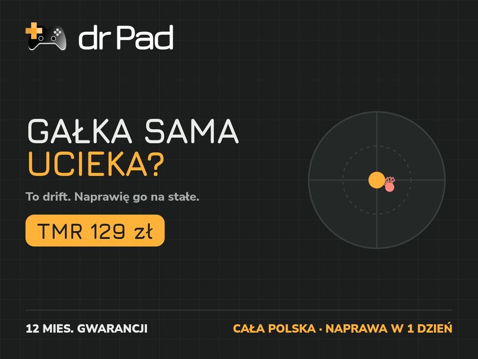 Naprawa pada PS5 PS4 Xbox – drift, analogi TMR, gwarancja, wysyłka