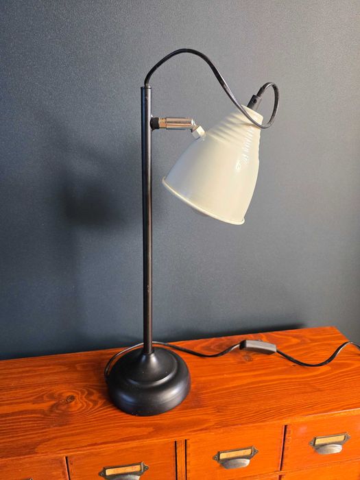 Stara przegubowa LAMPA biurkowa loft Francja