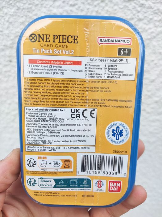 Tin pack SABO One Piece