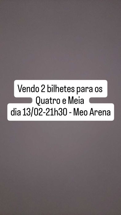 Quatro e Meia - Meo Arena