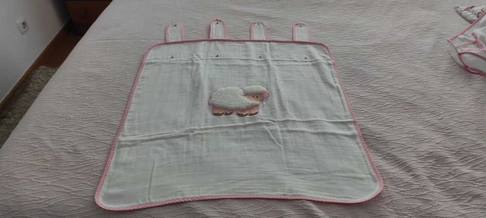 Fralda pintada á mão protetora para ovo de bebê