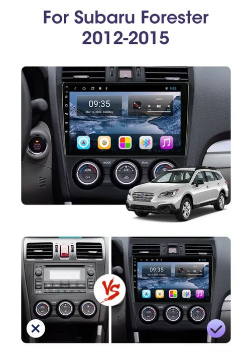 Штатная магнитола Subaru Forester, Impreza, XV Android 10