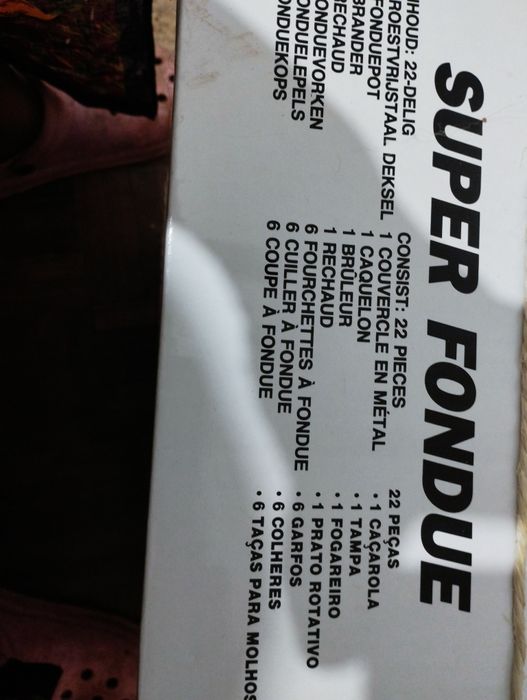 Um Super Fondue novo