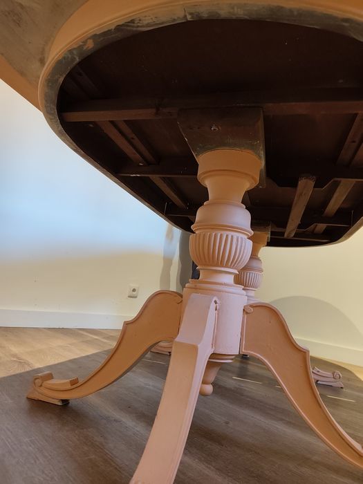 Mesa madeira maciça extensível