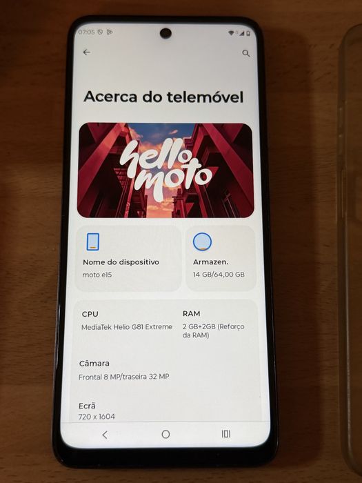 Motorola E15 64gb desbloqueado(ACEITO RETOMA)