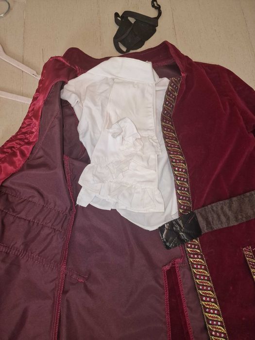 Fato carnaval ou halloween Disney Hook Capitão Gancho 4 anos