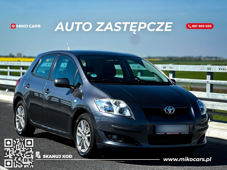 Toyota Auris WYPOŻYCZALNIA, WYNAJEM samochodu osobowego i busów TANIO