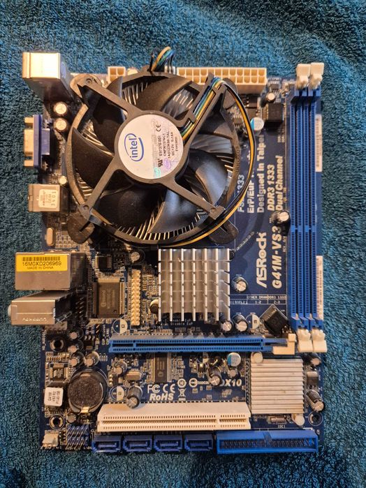 Zestaw 2x Płyta Główna LGA775 DDR3 / Combo (Gigabyte & ASRock) Retro