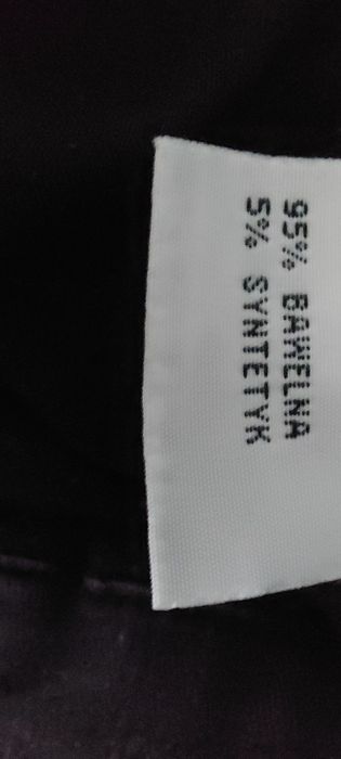 2 pary spodni Jeans białe i czarne rozmiar 158 cm 95% bawełna