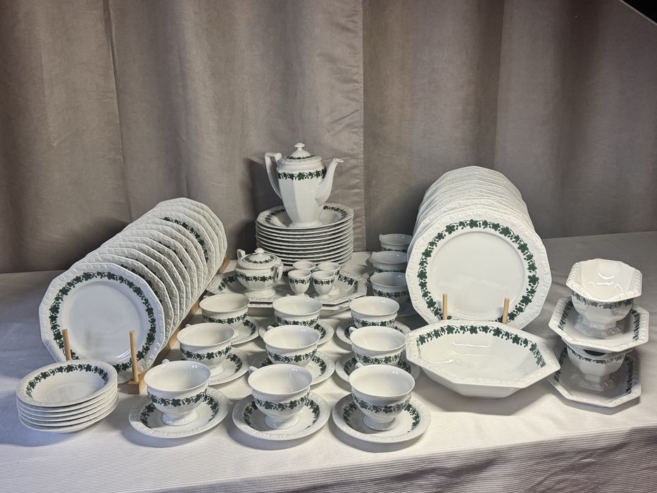 Rosenthal Maria bluszcz 12 osobowy serwis obiadowo-kawowy