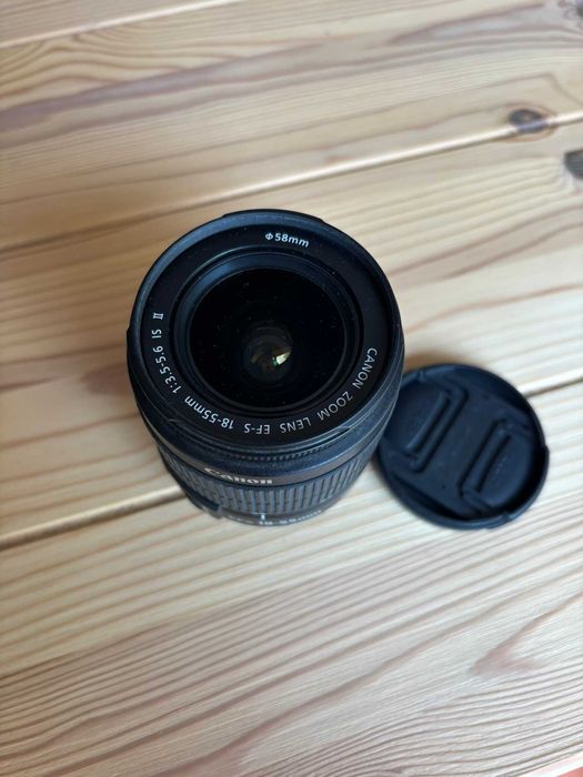 Lente Canon 18-55mm com estabilizador de imagem
