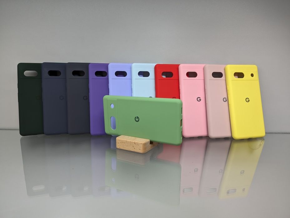 Google Pixel 7A Противоударный чехол з логотипом софт тач Чохол