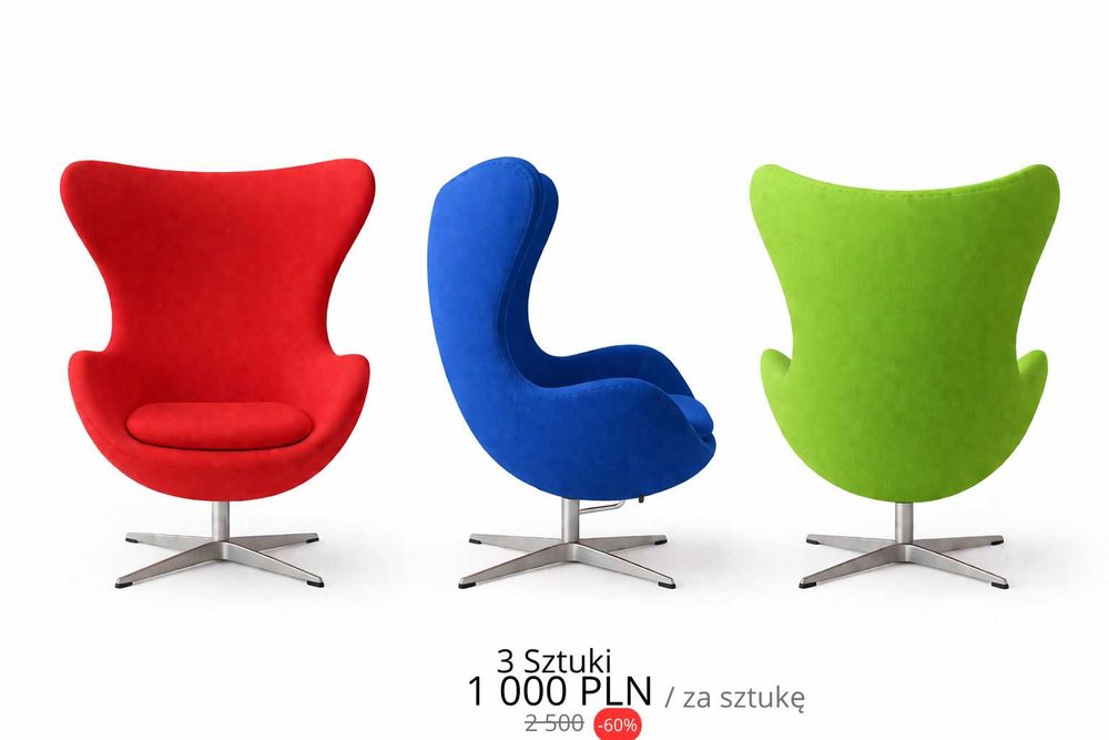 Fotel biurowy/domowy typu Egg