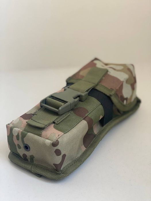 Підсумок під 2 магазина АК, подвійний мультикам олива (хакі) піксель
