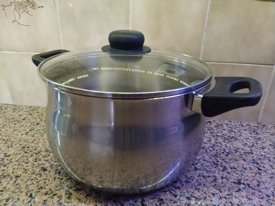 Panela tacho de inox cozinha casa quarto apartamento vivenda escritório gabinete carro