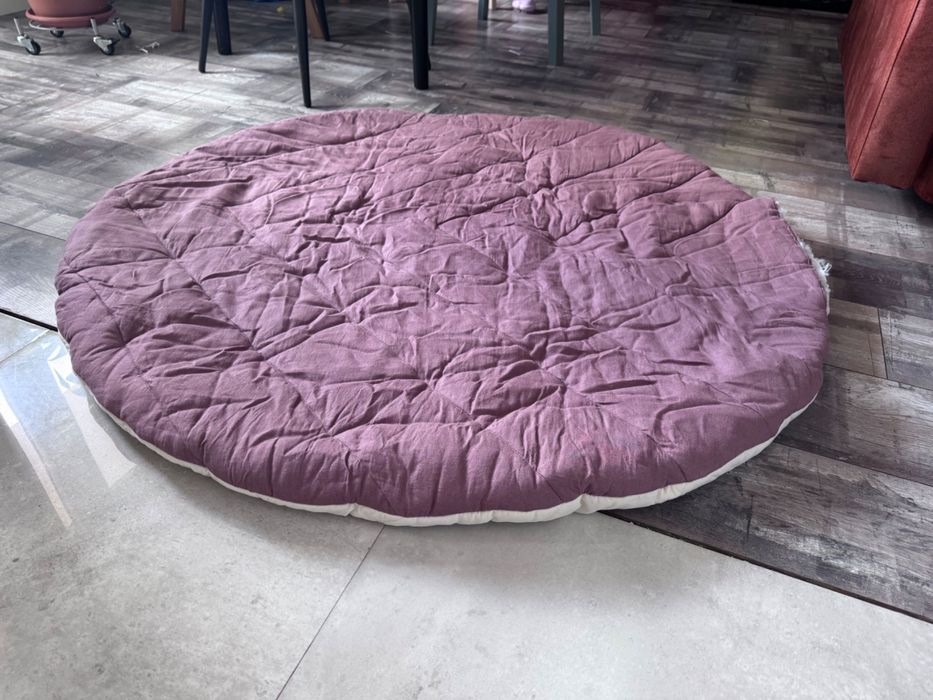 Mata okrągła fioletowa dla dziecka Moi Mili