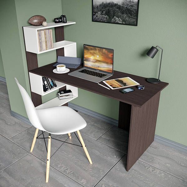 Оплата частями‼️СТОЛ для работы Стол с ПОЛКАМИ Прочный материал