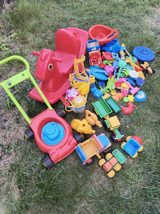 Konik na biegunach Little tikes, zabawki do piaskownicy, ogrodu, Wader