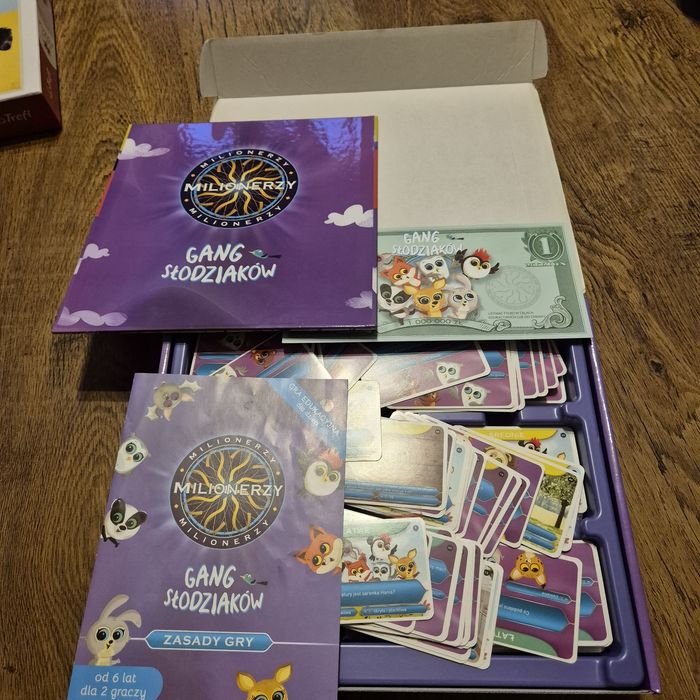 Gang słodziaków gra edukacyjna Milionerzy