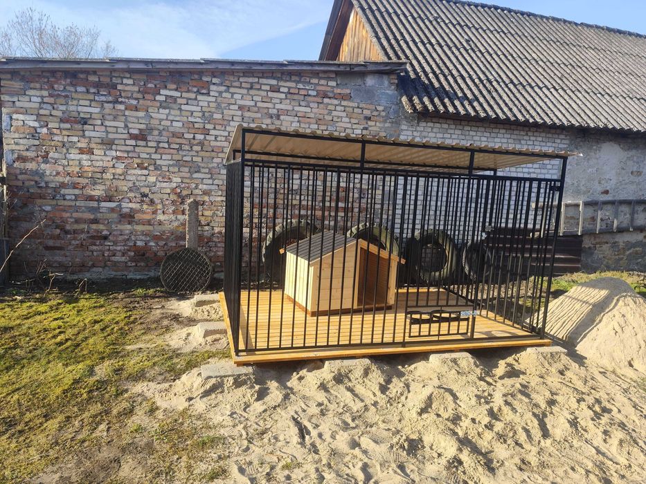 Kojec solidny kojec dla psa kojec stalowy