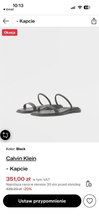 klapki Calvin Klein 37