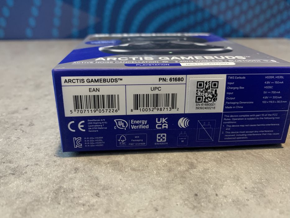 Ігрова гарнітура SteelSeries Arctis GameBuds Black/White • Нова!