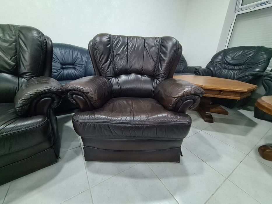 Диван шкіряний з нідерландів