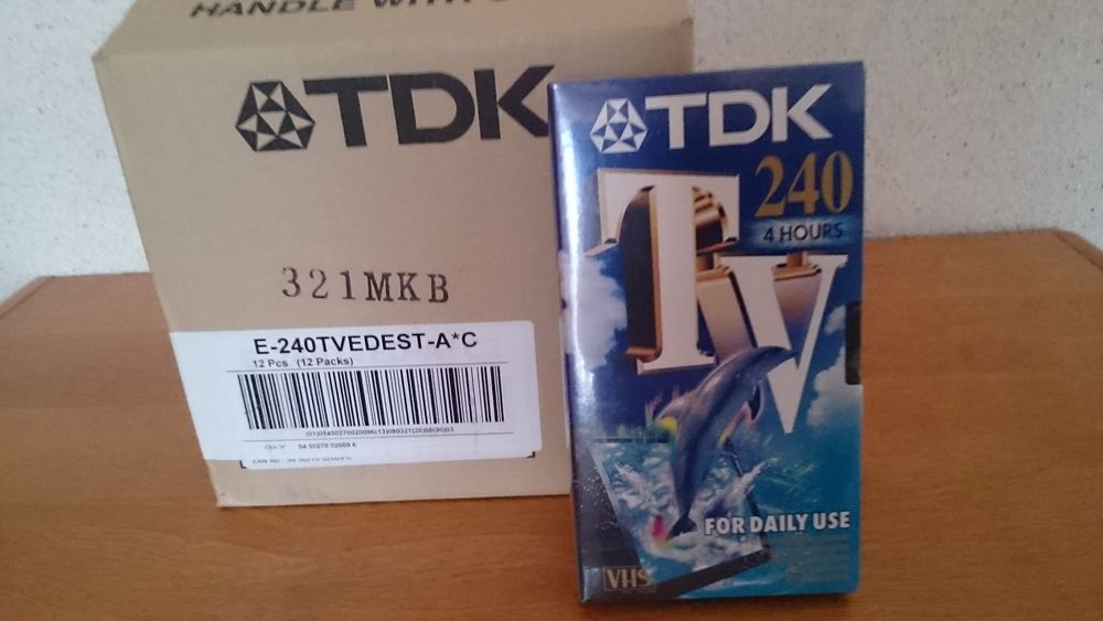 Видеокассеты новые " TDK 240"