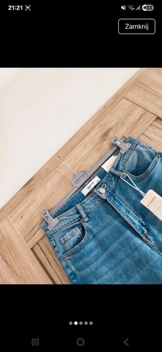 Dzinsy flare reserverd m/l