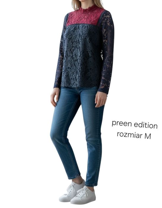 Bluzka koronkowa preen edition rozmiar m 38