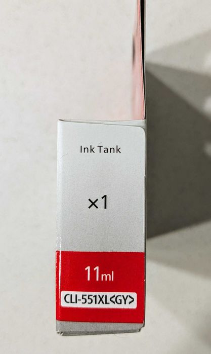 Tinteiro Canon CLI-551XL GY - NOVO - SELADO (2 Disponíveis)