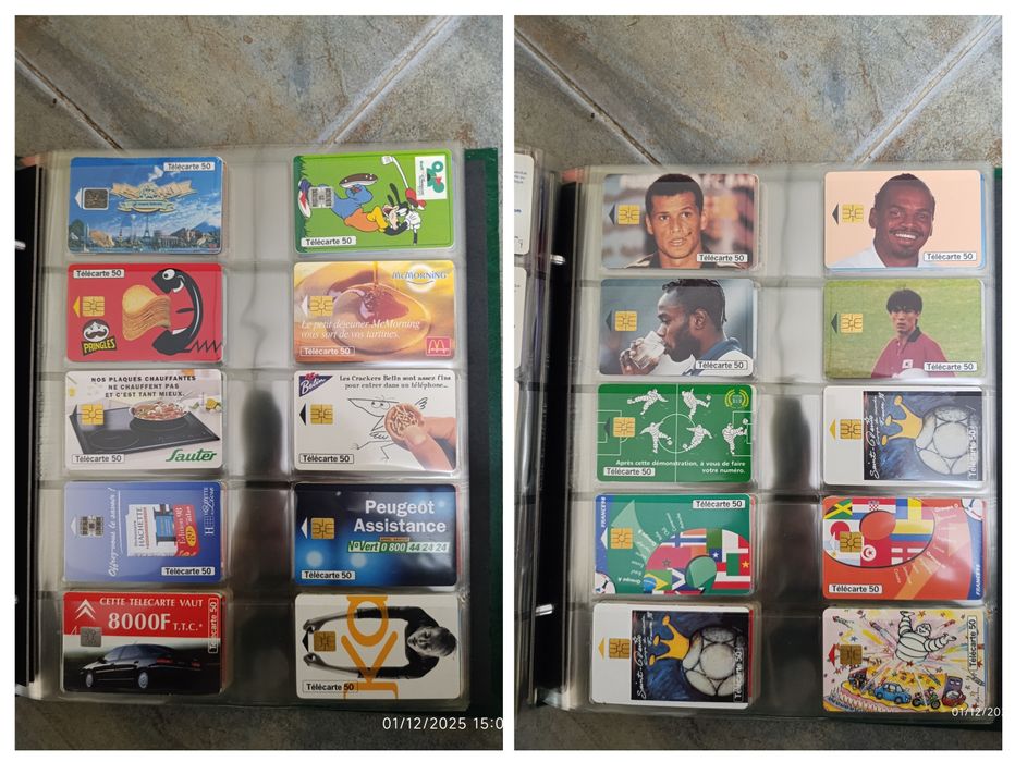 Coleção de cartas telefónicas