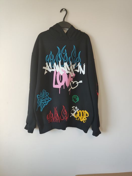 Bluza z kapturem ,oversize, Bershka,r.XS