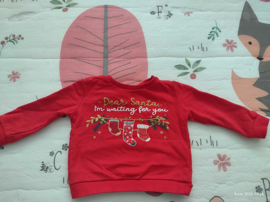 Bluza dziecięca z motywem świątecznym- jak Nowa !