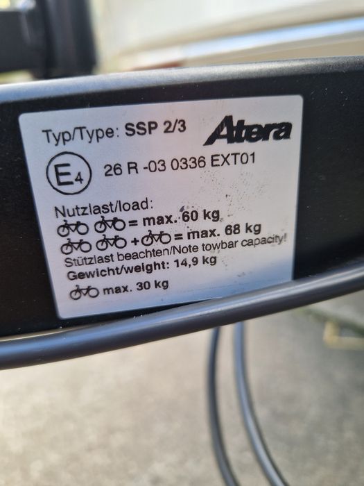 Bagażnik rowerowy na hak