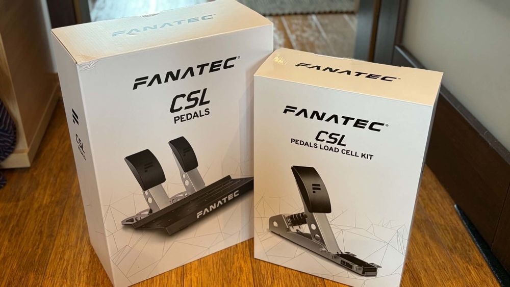 FANATEC Sim Racing Pedały CSL + Load Cell Kit - jak NOWE! Tanio!