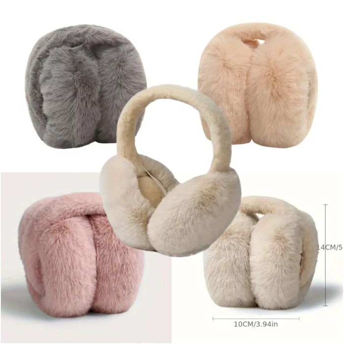 Навушники зимові, вушка з хутра