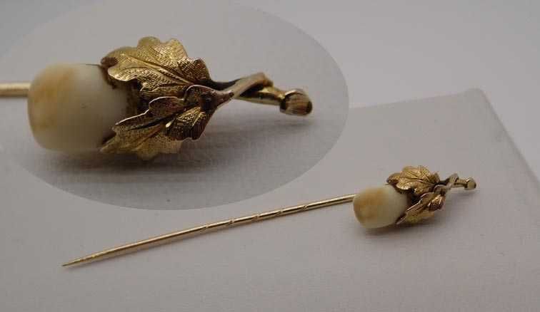 Antyczna szpila szpilka broszka grandl myślistwo.