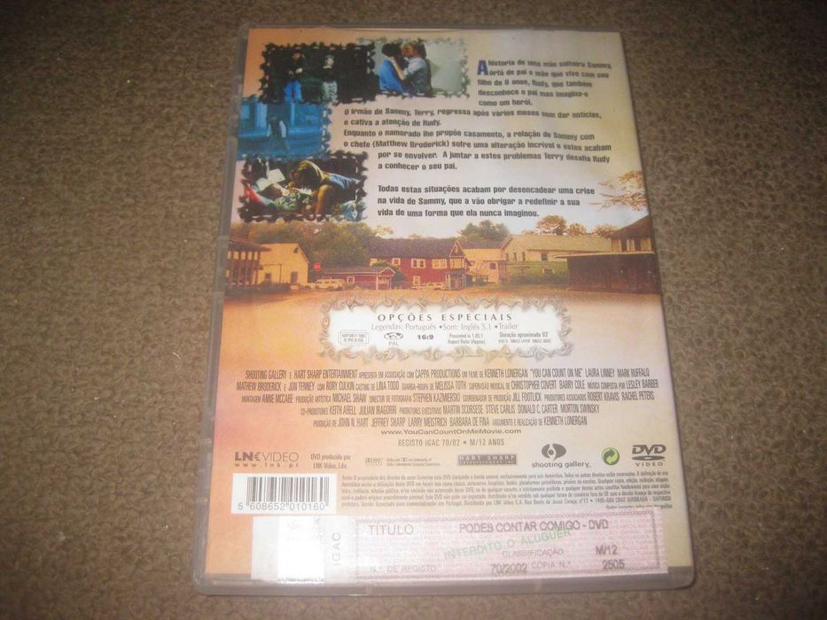 DVD "Podes Contar Comigo" com Mark Ruffalo