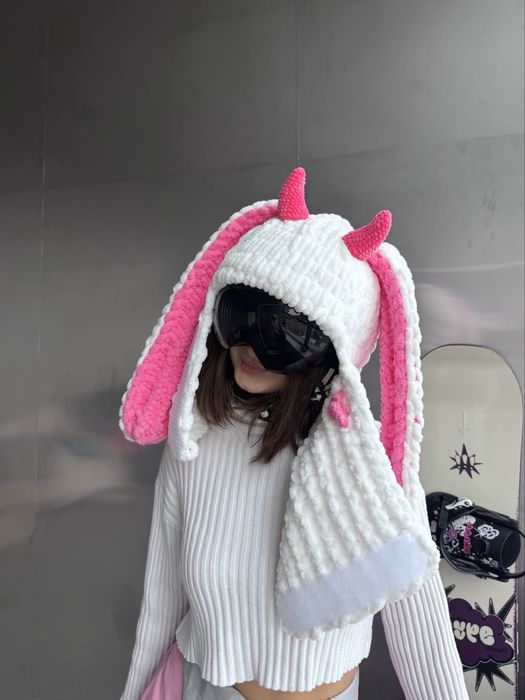 Плюшева балаклава на гірськолижний шолом