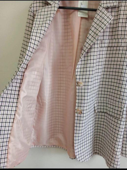 Marynarka kratka pepitka L/XL