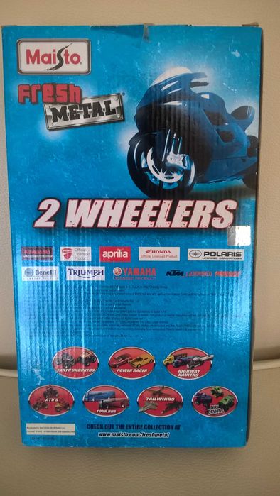 Mota BMW Burago R1150 R5 Conjunto 3 Motas Maisto 1:18 Fresh Metal Novo