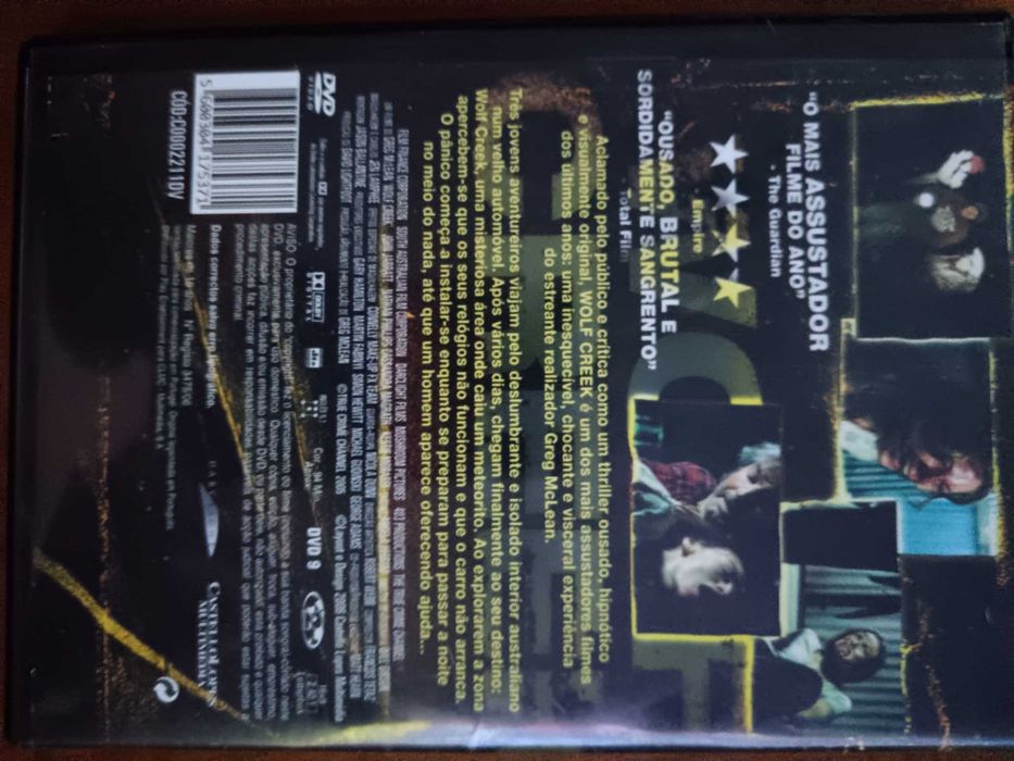 filme dvd original - wolf creek