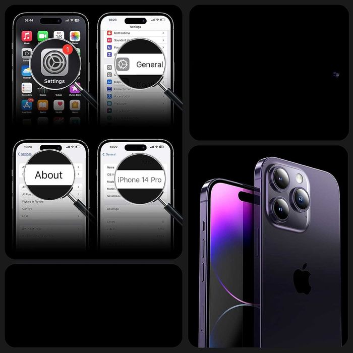 TOCOL etui iPhone 14 Pro MagSafe magnetyczne aparat matowe
