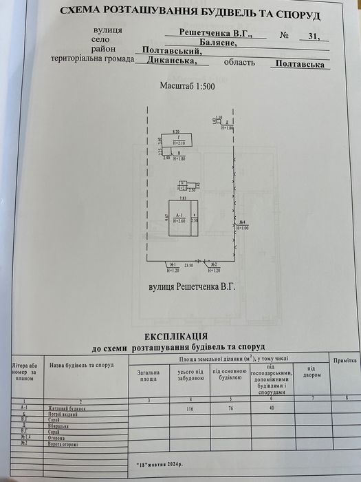 Будинок в Диканському район, с.Балясне, Полтавщина