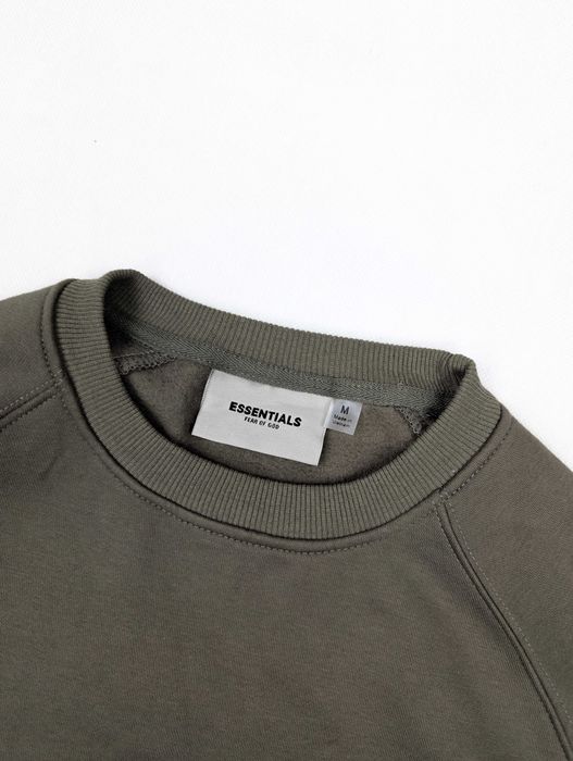 Essentials khaki bluza M logo