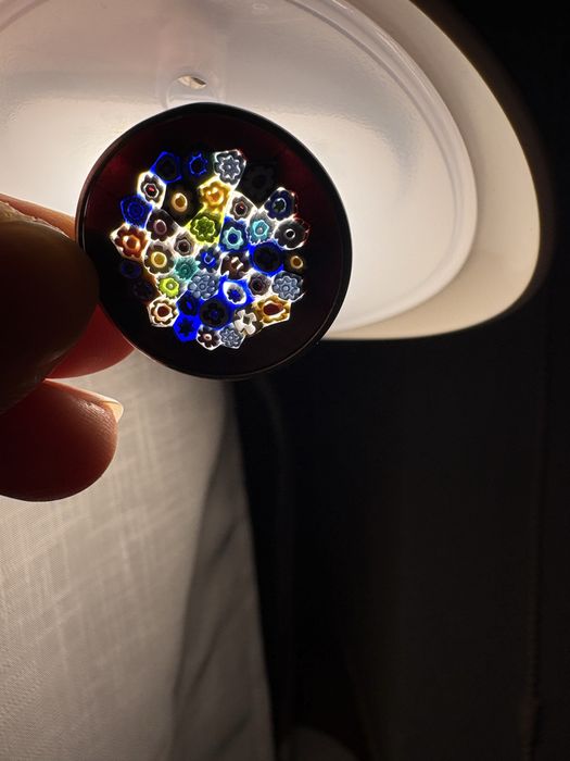 Zawiszka ze szła Murano technika millefiori