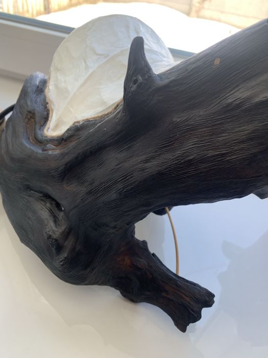 Дизайнерський нічник ручної роботи "Подих природи" (Wabi-Sabi style)