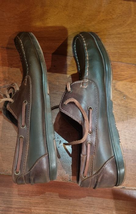 Sapatos castanhos  em pele Seaside